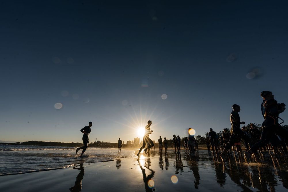 Leading Male Triathletes Prepare For Ironman 70.3 Sunshine Coast Trizone