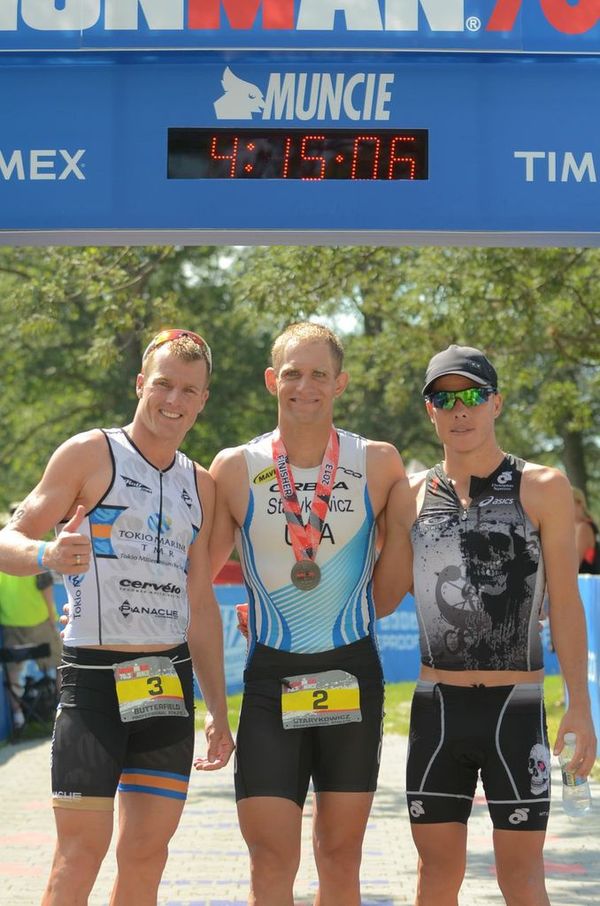 Andrew Starykowicz wins with a killer bike time at Ironman 70.3 Muncie