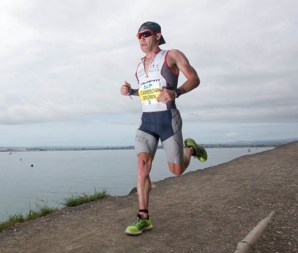 Cameron Brown wins his 10th Port of Tauranga Half distance triathlon with Catriona Morrison winning the womens race