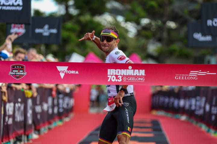 World Champion Geens and Home Favourite Van Coevorden Triumph at Ironman 70.3 Geelong