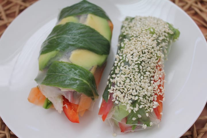 Chicken rice paper rolls – simple and delicious Thai food