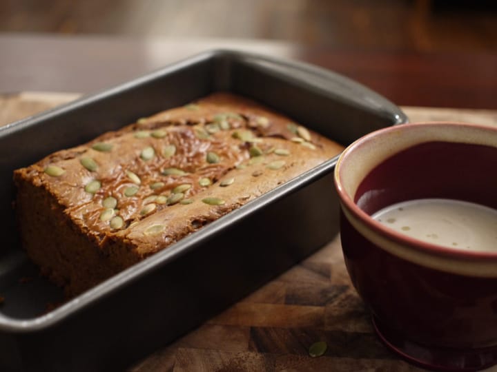 Chai Spiced Pumpkin Loaf