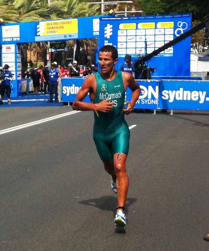 Chris McCormack racing ITU Long Distance Triathlon World Championships ...